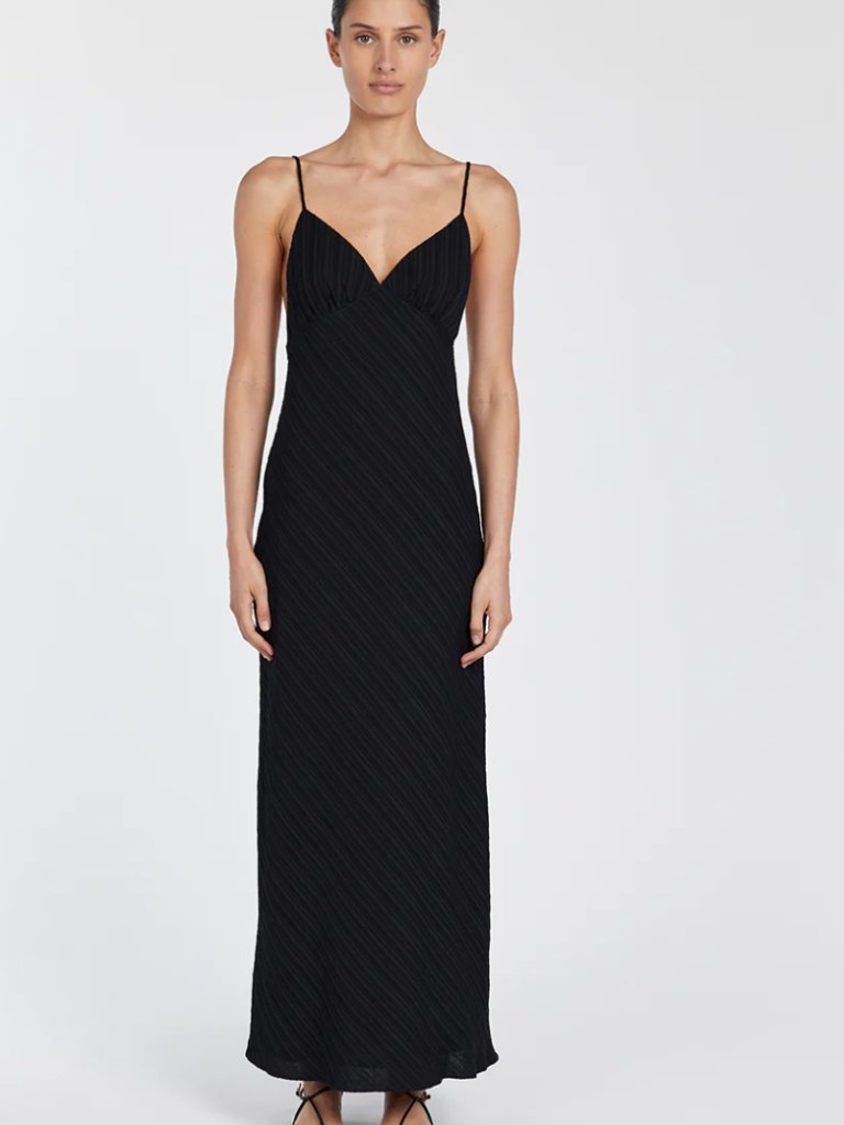 Dissh Black Slip Maxi Dress